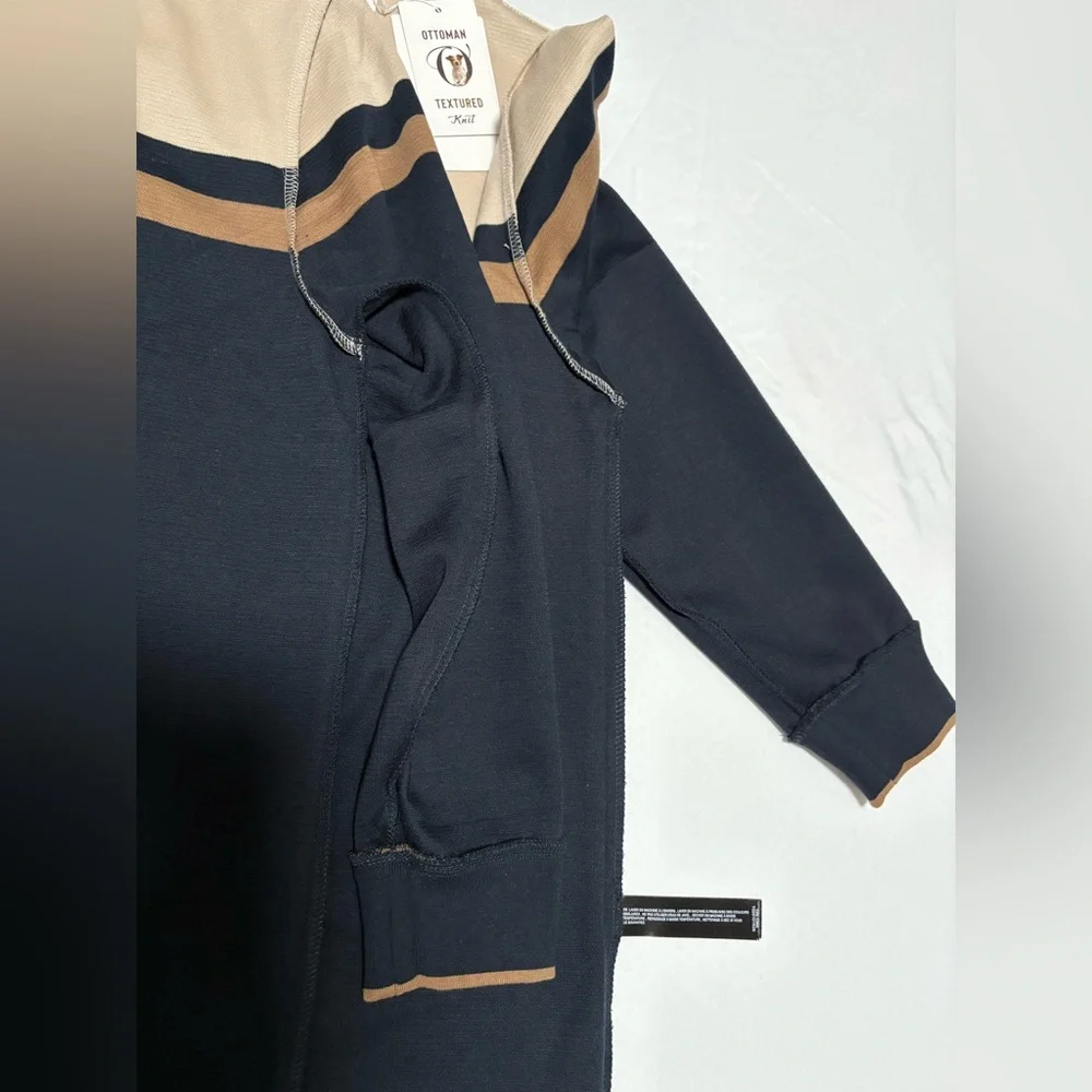 NWT-Denim & Flower Neutral Ribbed Crewneck Sweater - Picture 7 of 14